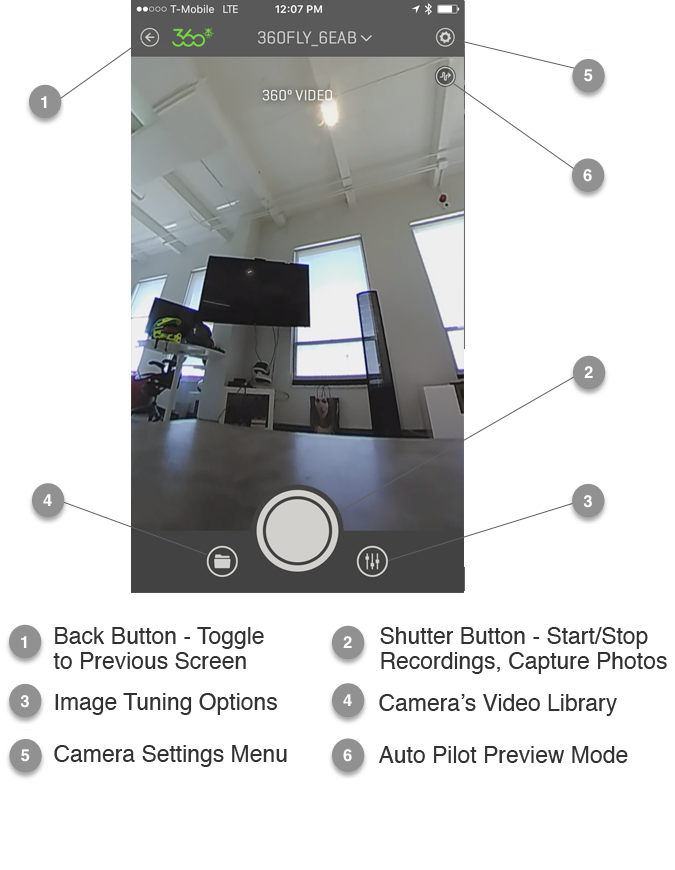 Camera Home Screen Options